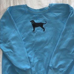 Blue Black Dog Sweatshirt